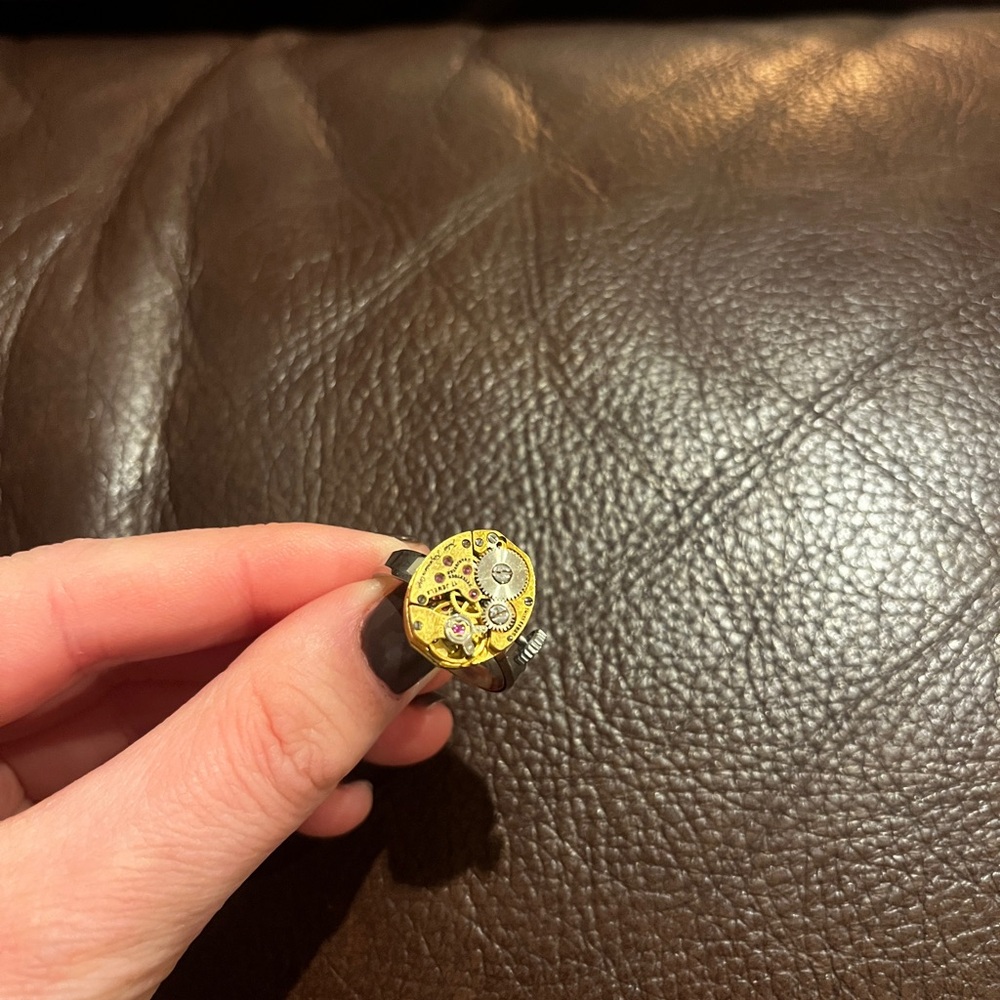 Unique Gold and Silver Ring